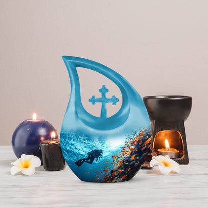Ocean Urns For Ashes - Cremation Urns With Keepsake