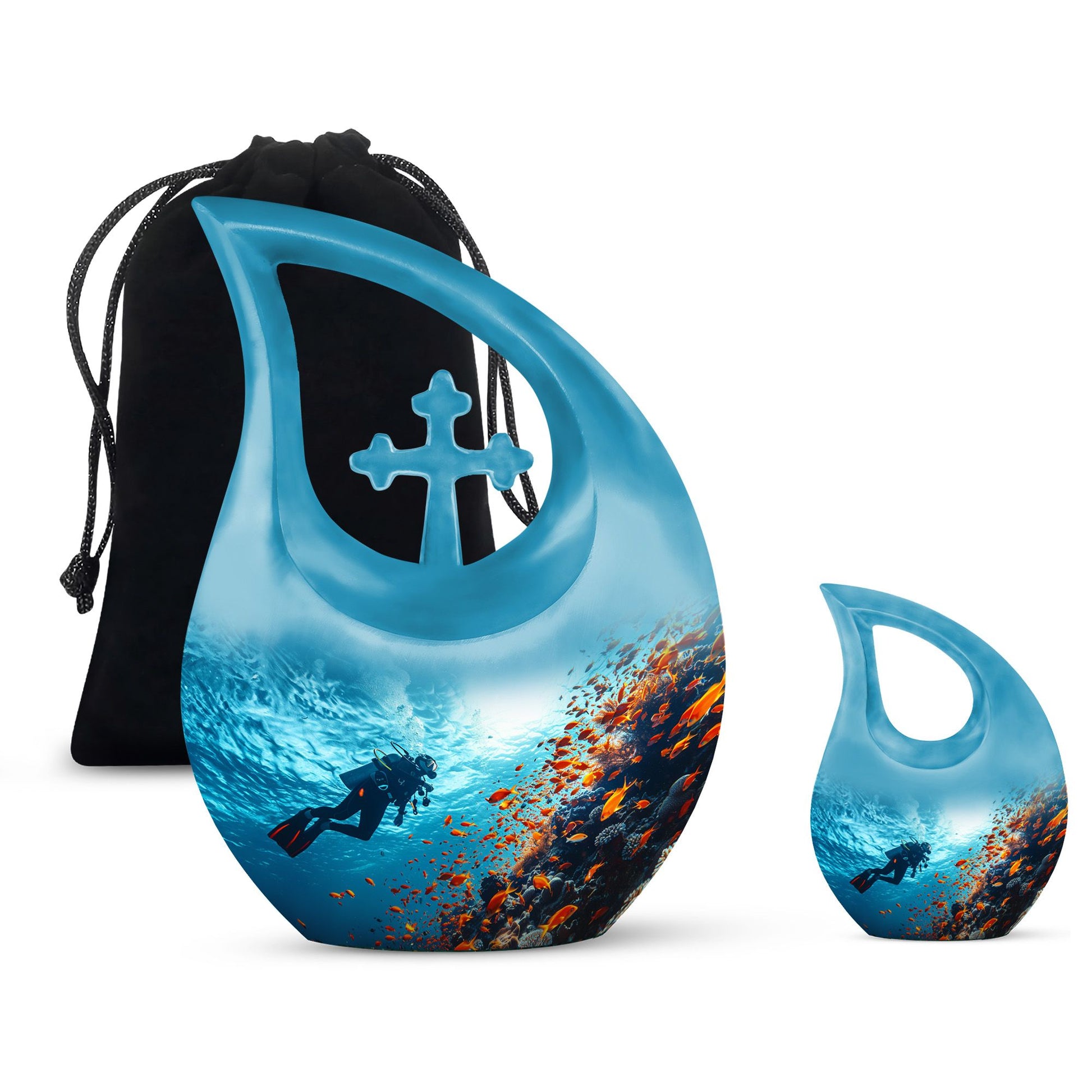 Ocean Urns For Ashes - Cremation Urns With Keepsake