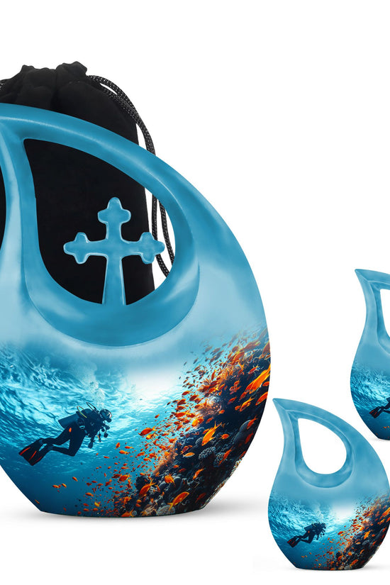 Ocean Urns For Ashes - Cremation Urns With Keepsake