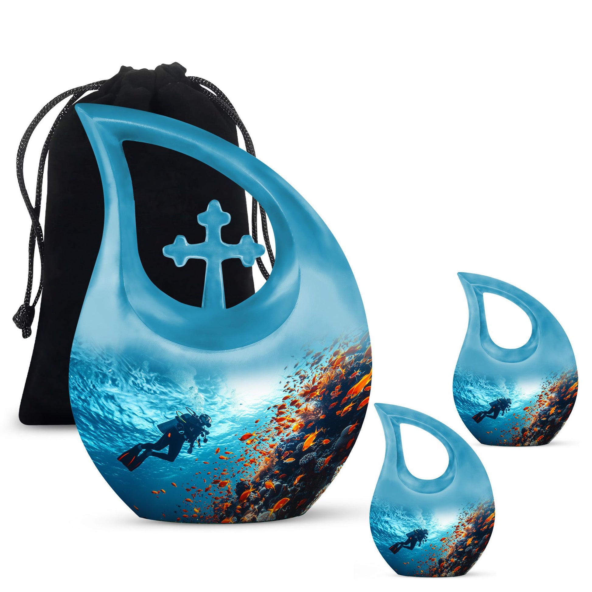 Ocean Urns For Ashes - Cremation Urns With Keepsake