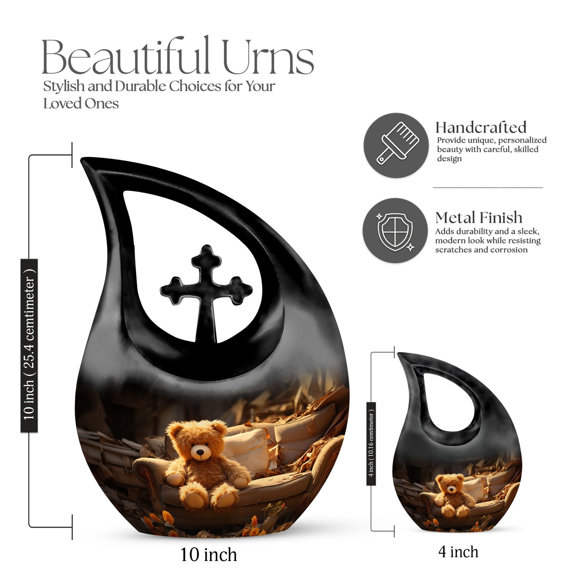 Teddy Urns For Ashes - Cremation Urns For Adults Humans