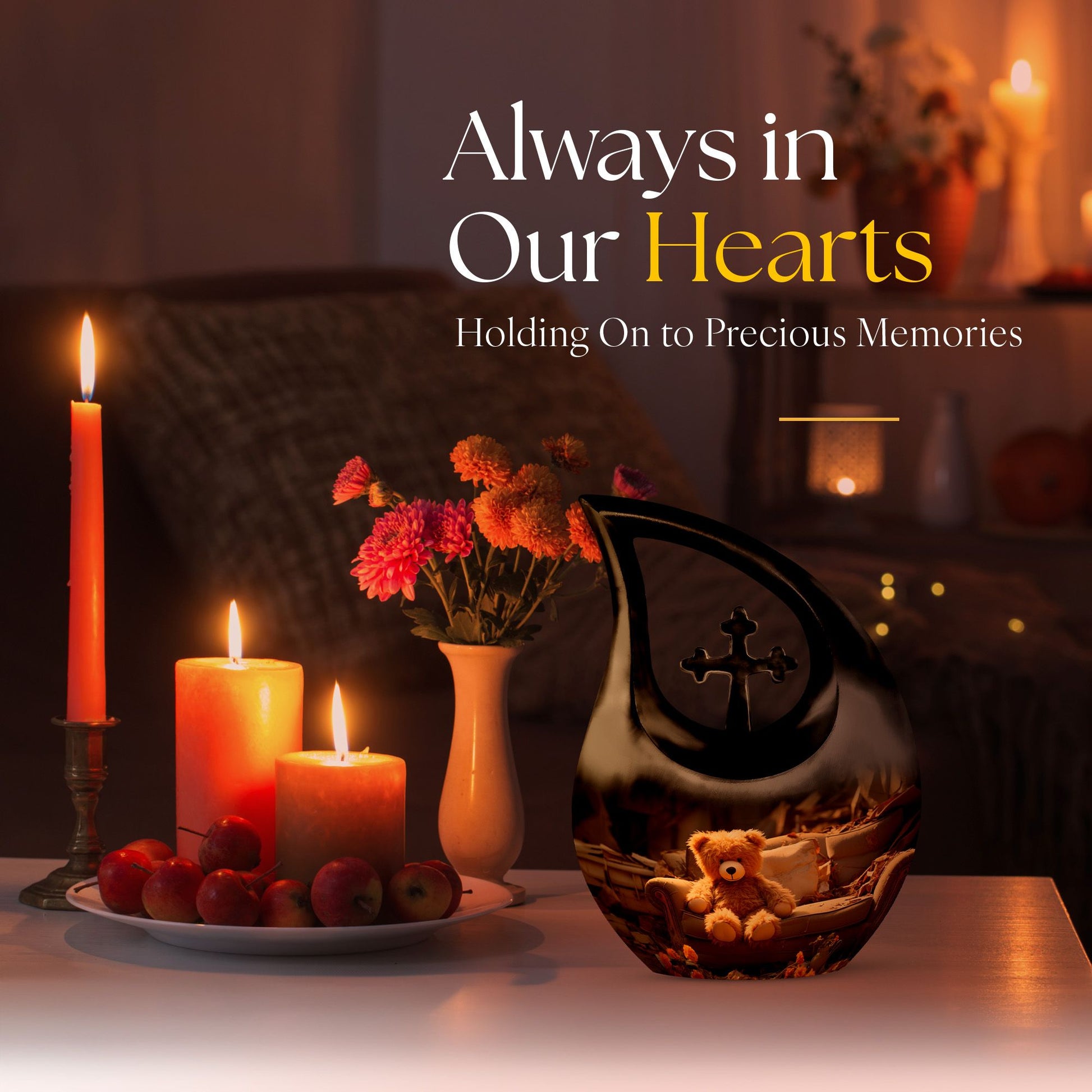 Teddy Urns For Ashes - Cremation Urns For Adults Humans