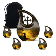 Flag Urns For Ashes - Adult Cremation Urns For Human Ashes