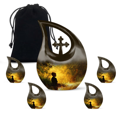 Flag Urns For Ashes - Adult Cremation Urns For Human Ashes