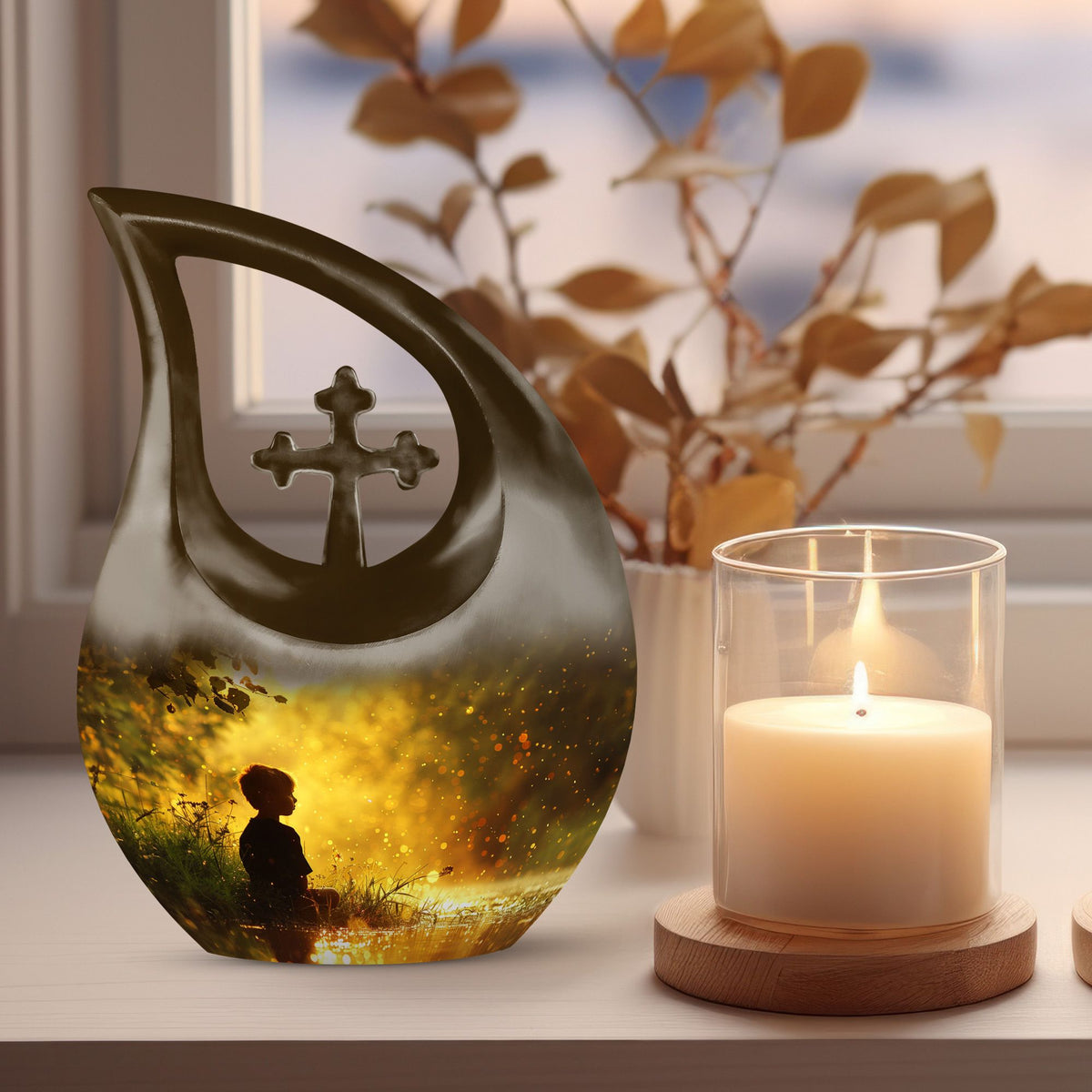 Flag Urns For Ashes - Adult Cremation Urns For Human Ashes