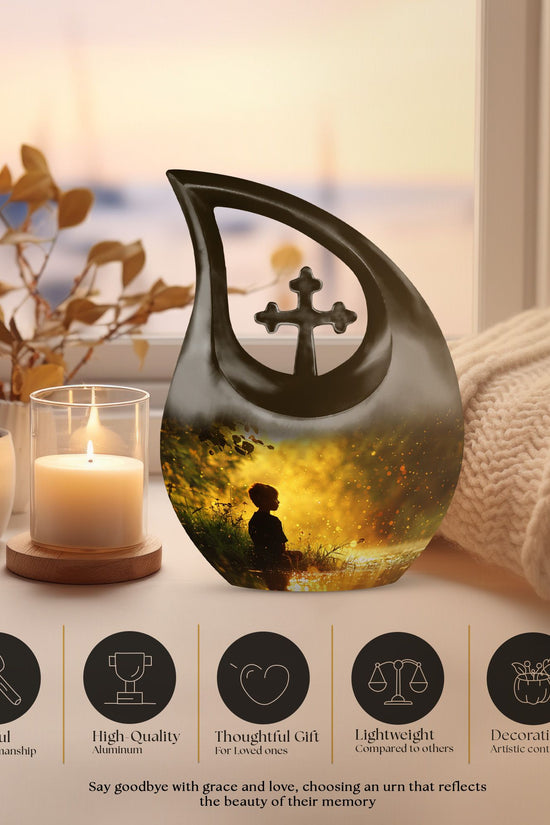 Flag Urns For Ashes - Adult Cremation Urns For Human Ashes