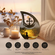 Flag Urns For Ashes - Adult Cremation Urns For Human Ashes