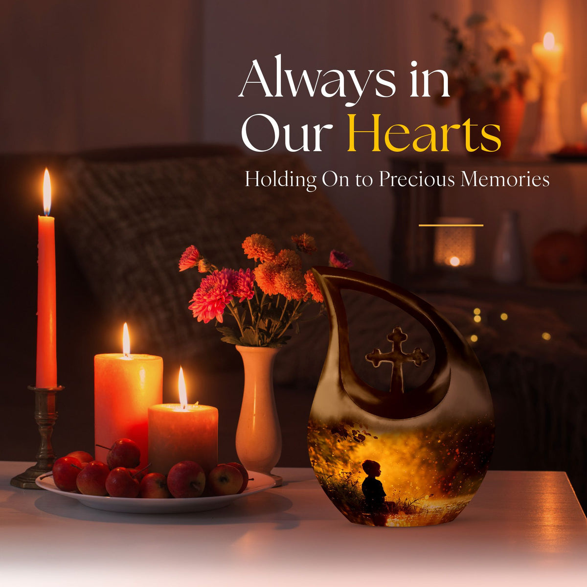 Flag Urns For Ashes - Adult Cremation Urns For Human Ashes