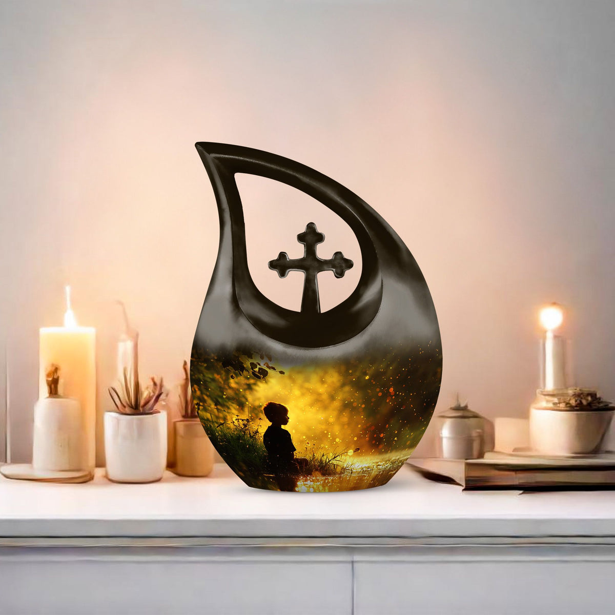 Flag Urns For Ashes - Adult Cremation Urns For Human Ashes