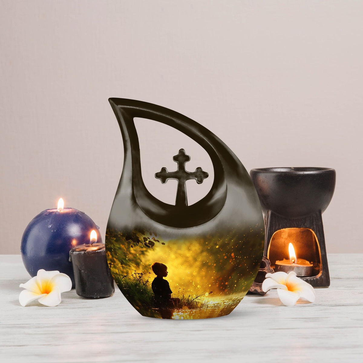 Flag Urns For Ashes - Adult Cremation Urns For Human Ashes