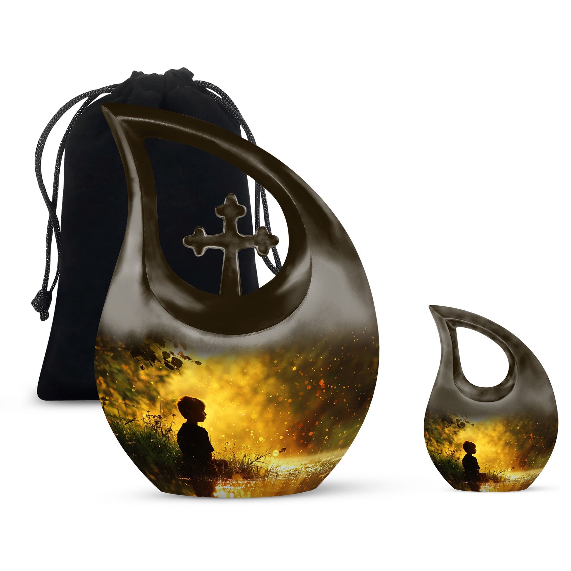 Flag Urns For Ashes - Adult Cremation Urns For Human Ashes