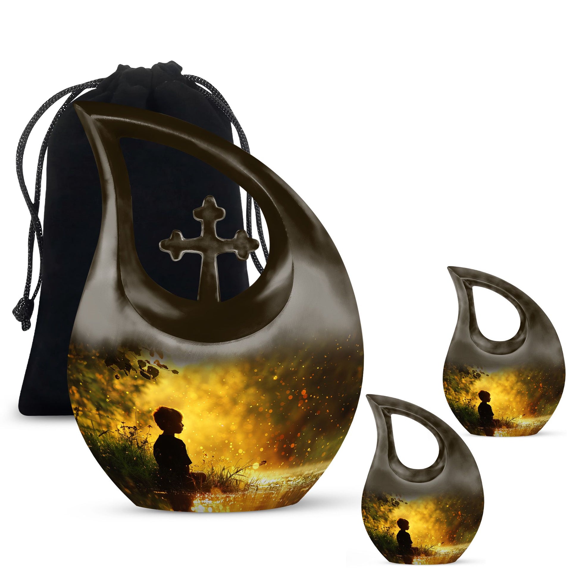 Flag Urns For Ashes - Adult Cremation Urns For Human Ashes