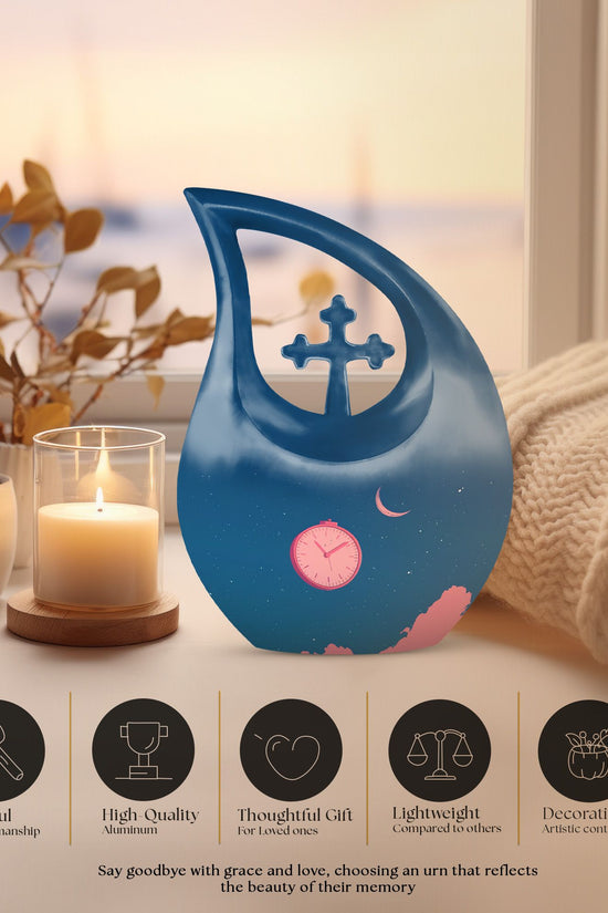 Wall Clock Urns For Ashes - Cremation Urn For Human