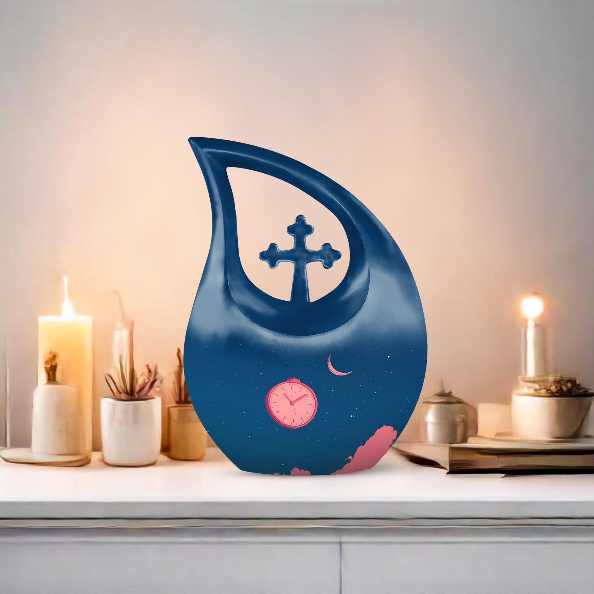 Wall Clock Urns For Ashes - Cremation Urn For Human