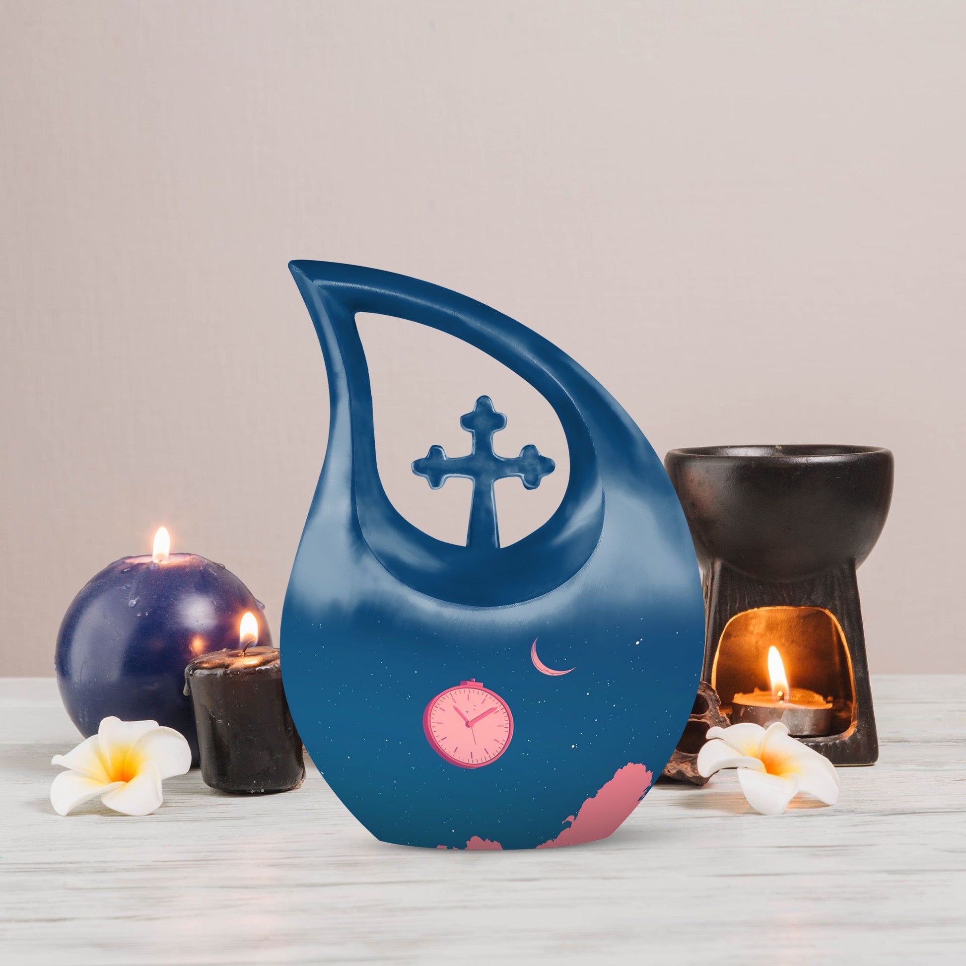 Wall Clock Urns For Ashes - Cremation Urn For Human