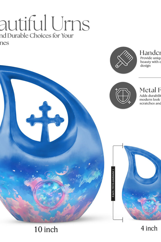 Table Clock Urns For Ashes - Cremation Urn Adult Human