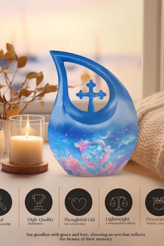 Table Clock Urns For Ashes - Cremation Urn Adult Human