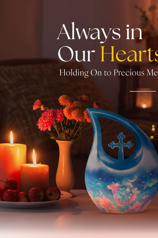 Table Clock Urns For Ashes - Cremation Urn Adult Human