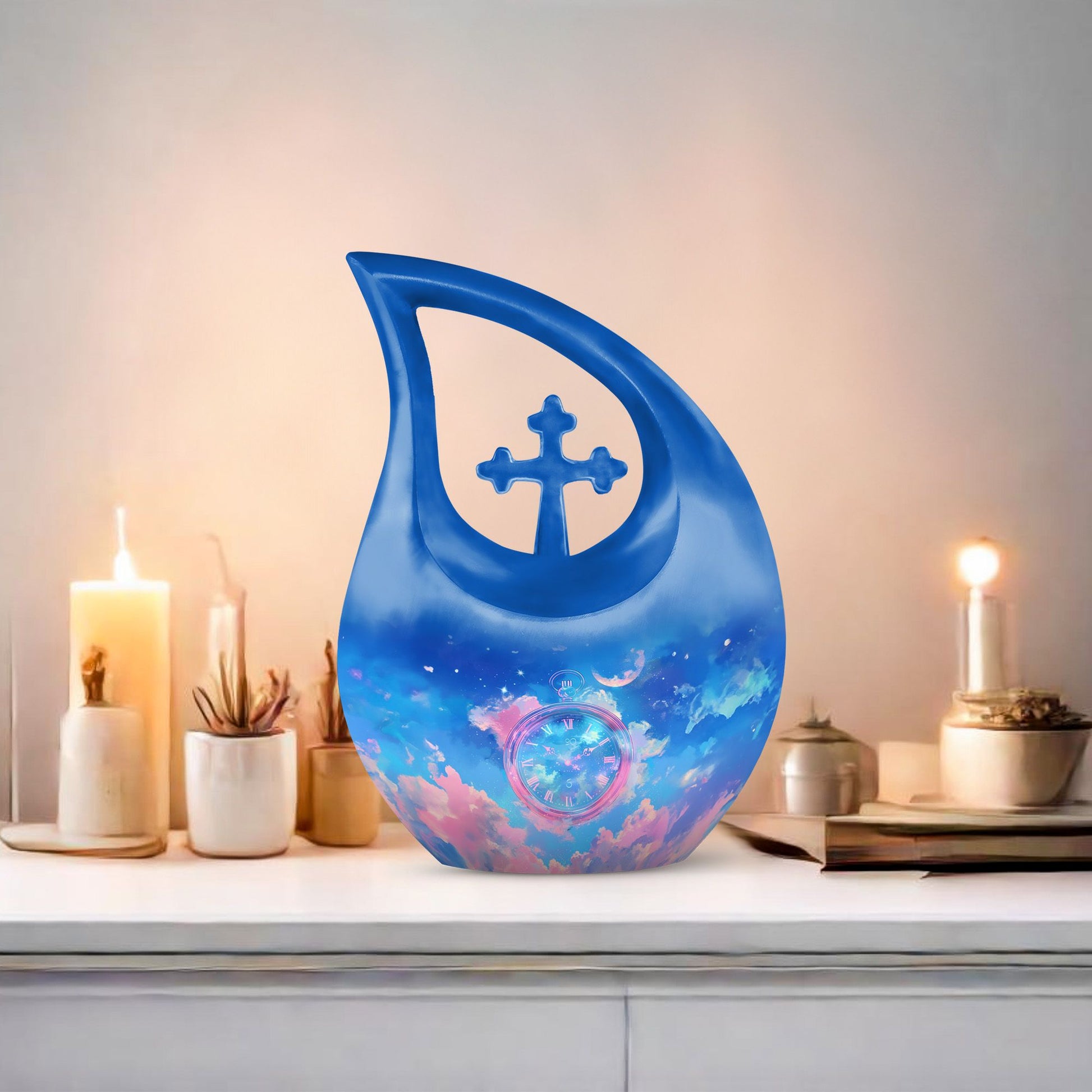 Table Clock Urns For Ashes - Cremation Urn Adult Human