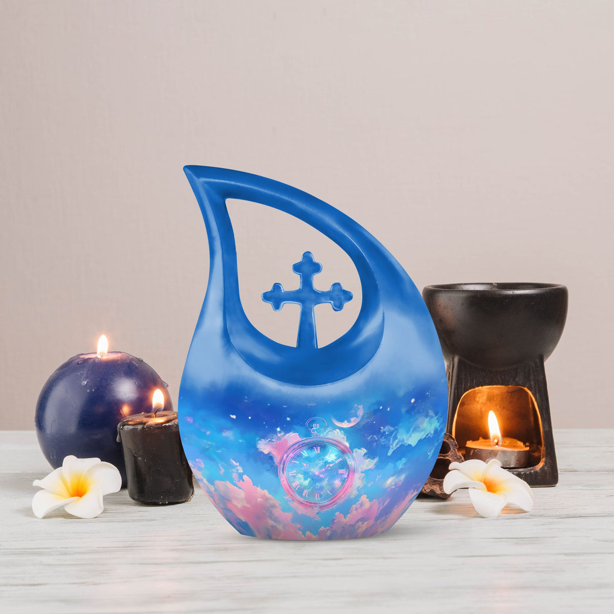 Table Clock Urns For Ashes - Cremation Urn Adult Human