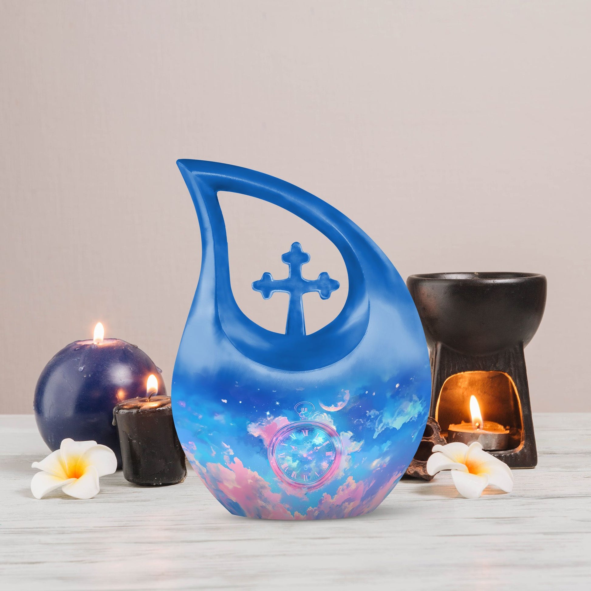 Table Clock Urns For Ashes - Cremation Urn Adult Human