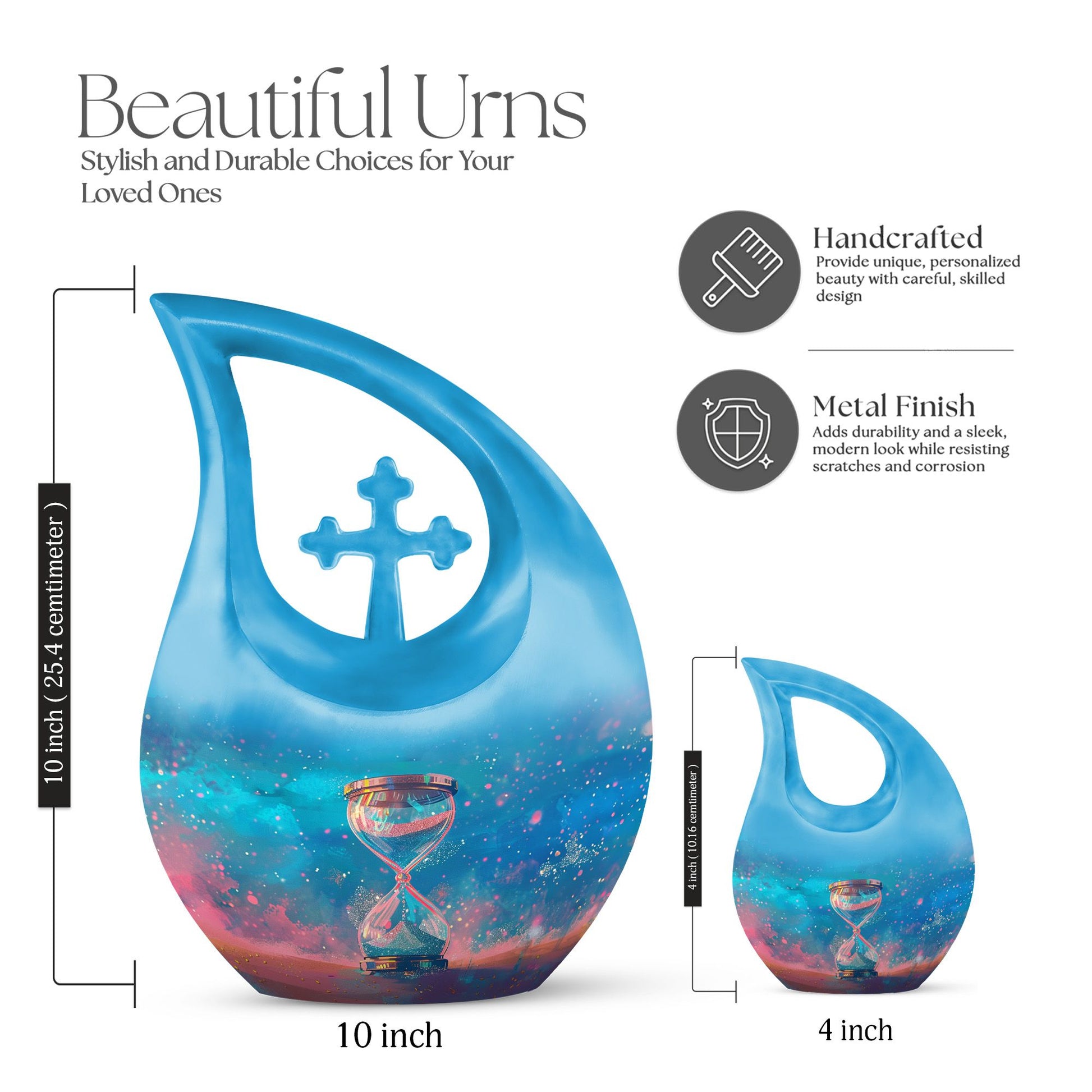 Sand Clock Urns For Ashes - Cremation Urn For Human Ashes Adult