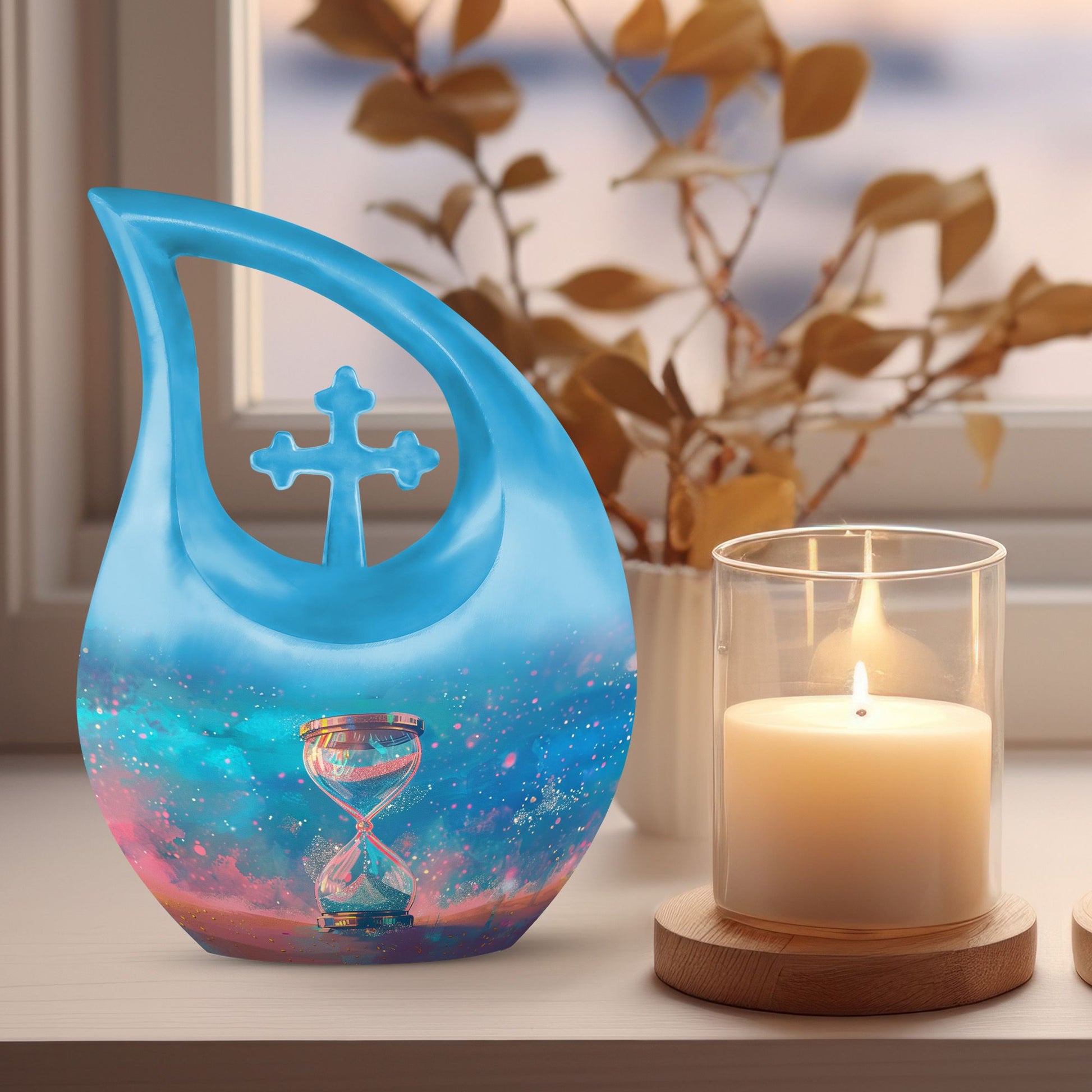 Sand Clock Urns For Ashes - Cremation Urn For Human Ashes Adult