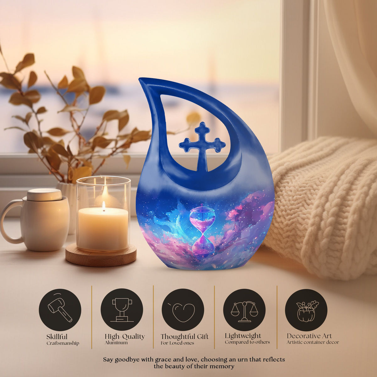 Sand Clock Urns For Ashes - Cremation Urns Human