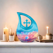 Sand Clock Urns For Ashes - Cremation Urns For Human Ashes Adult Black