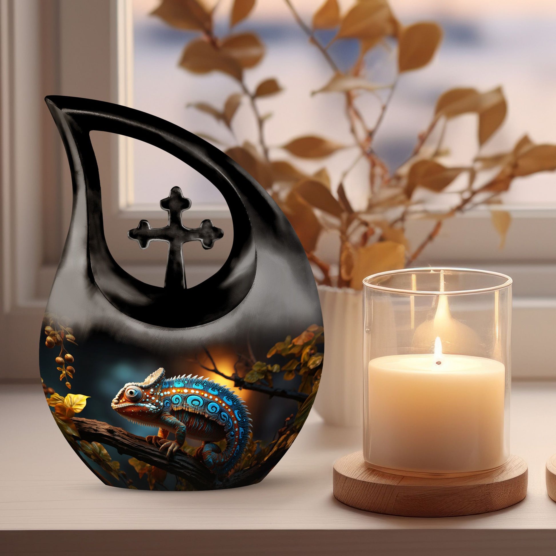 Chameleons Urns For Ashes - Cremation Urns For Adult Ashes Small