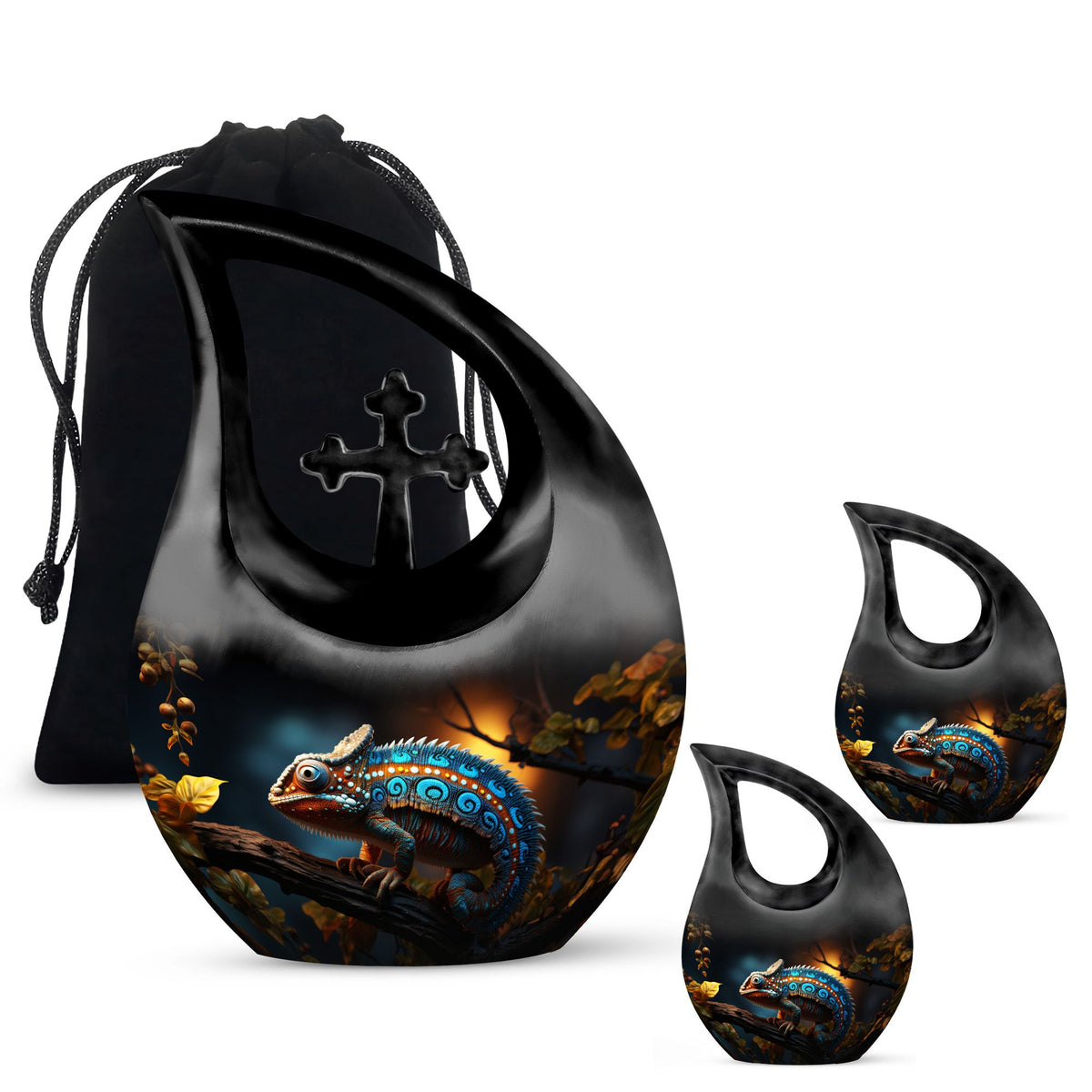 Chameleons Urns For Ashes - Cremation Urns For Adult Ashes Small