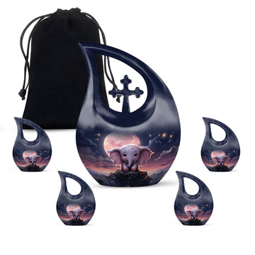 Large Urn With 4 Keepsake