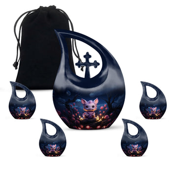 Large Urn With 4 Keepsake