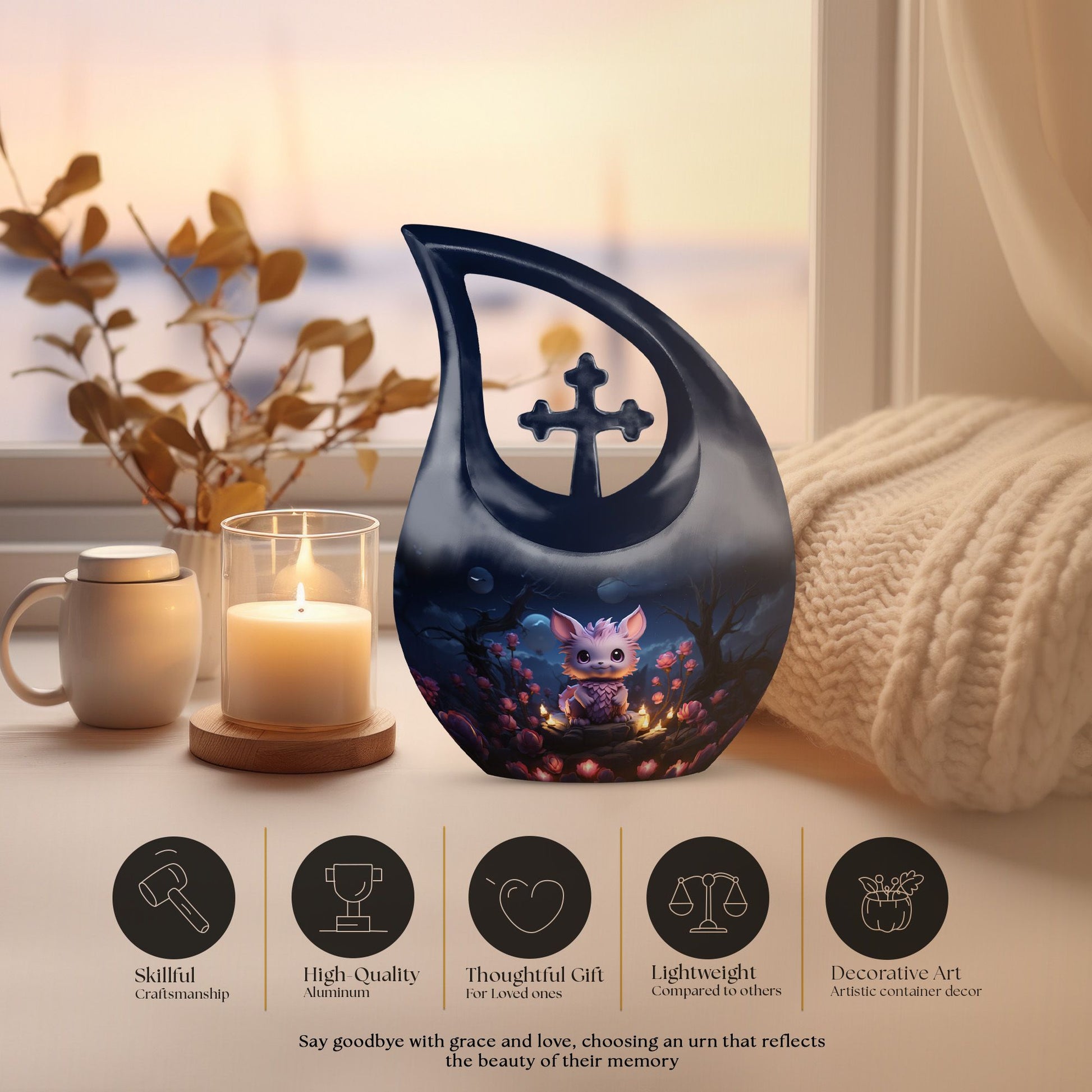 Chameleons Urns For Ashes - Human Cremation Urns Adult