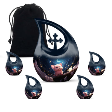 Large Urn With 4 Keepsake