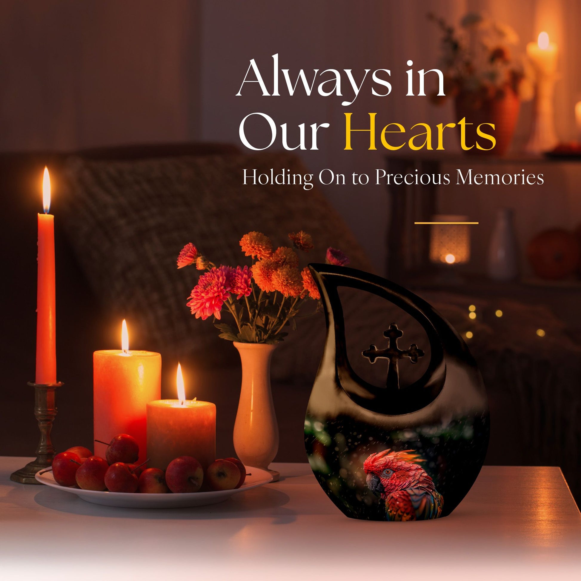 Birds Urns For Ashes - Small Keepsake Urns For Human Ashes