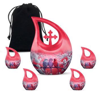 Large Urn With 4 Keepsake
