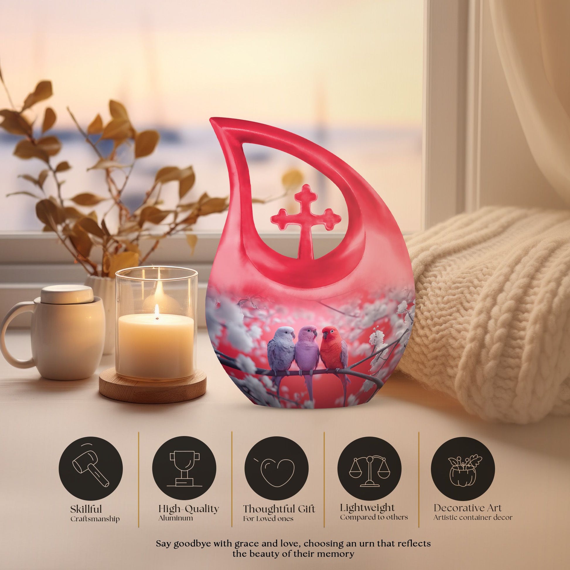 Bird Urns For Ashes - Small Keepsake Urn