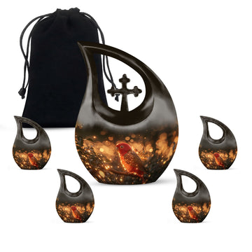 Large Urn With 4 Keepsake