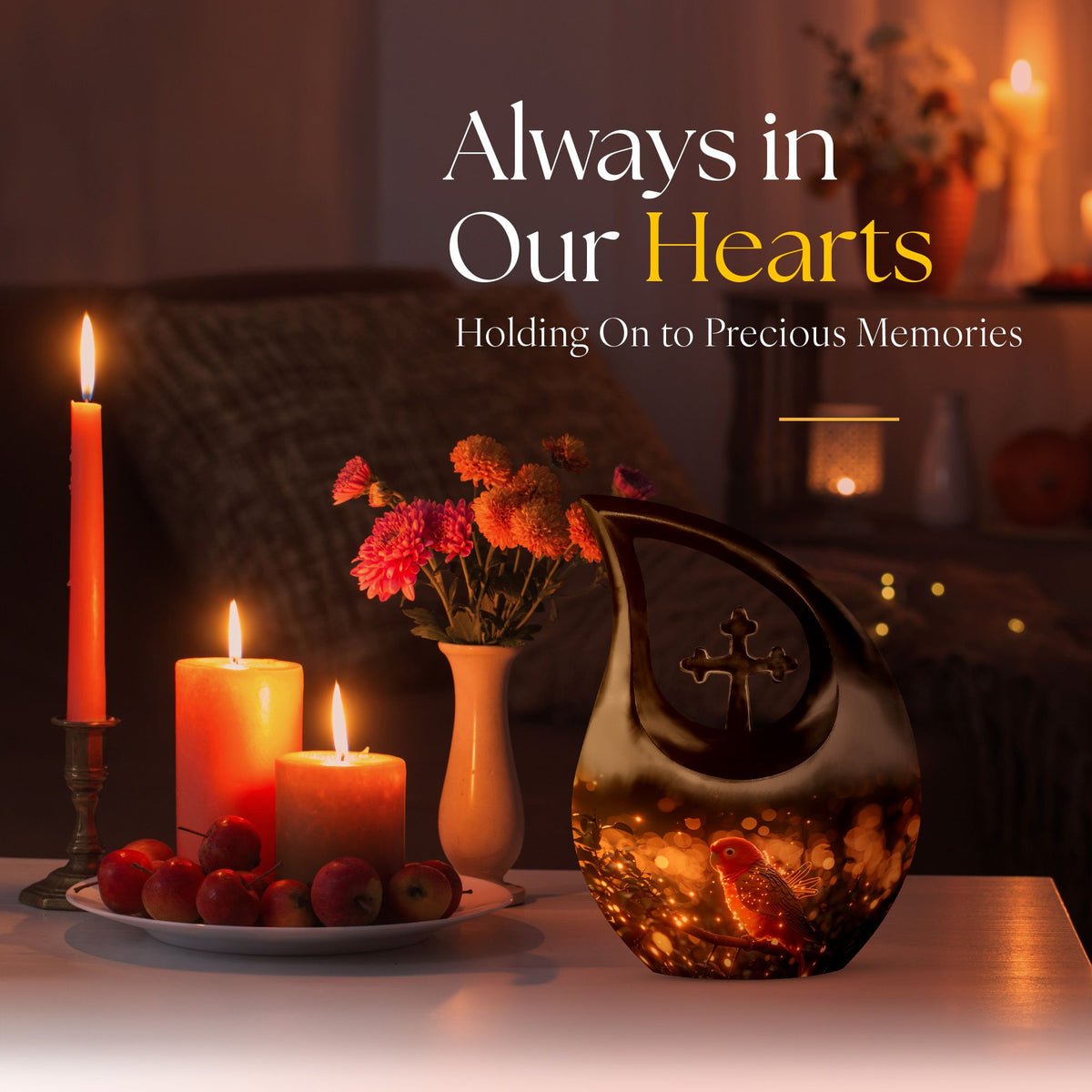 Bird Urns For Ashes - Small Urn For Ashes Keepsake