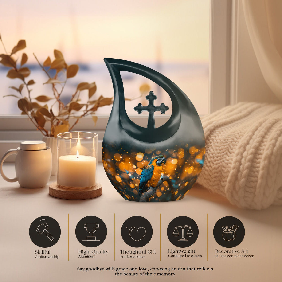 Bird Urns For Ashes - Small Ashes Keepsake