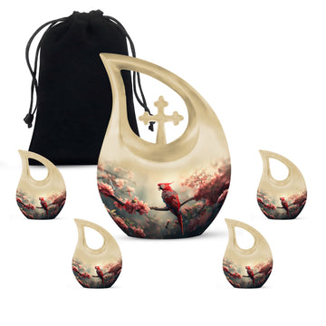 Large Urn With 4 Keepsake