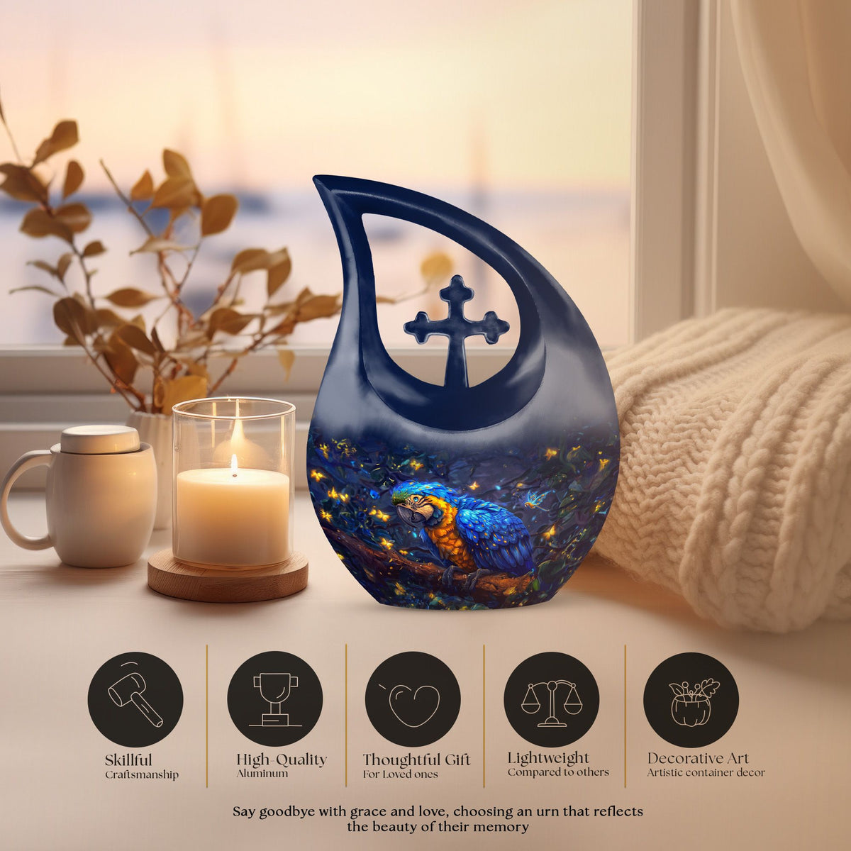 Bird Urns For Ashes - Small Keepsake Urns For Ashes