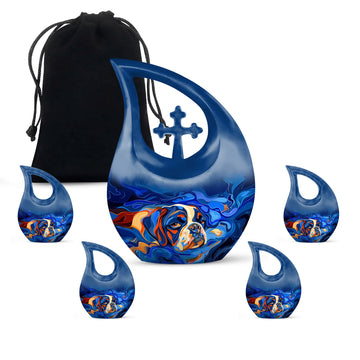 Large Urn With 4 Keepsake