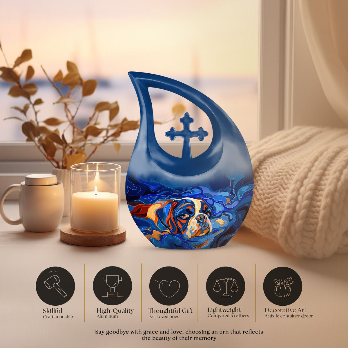 Dog Urns For Ashes - Small Memorial Urns