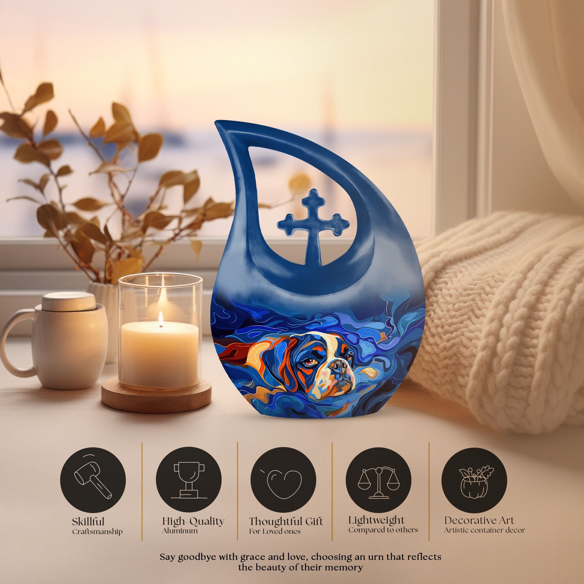Dog Urns For Ashes - Small Memorial Urns