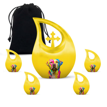 Large Urn With 4 Keepsake