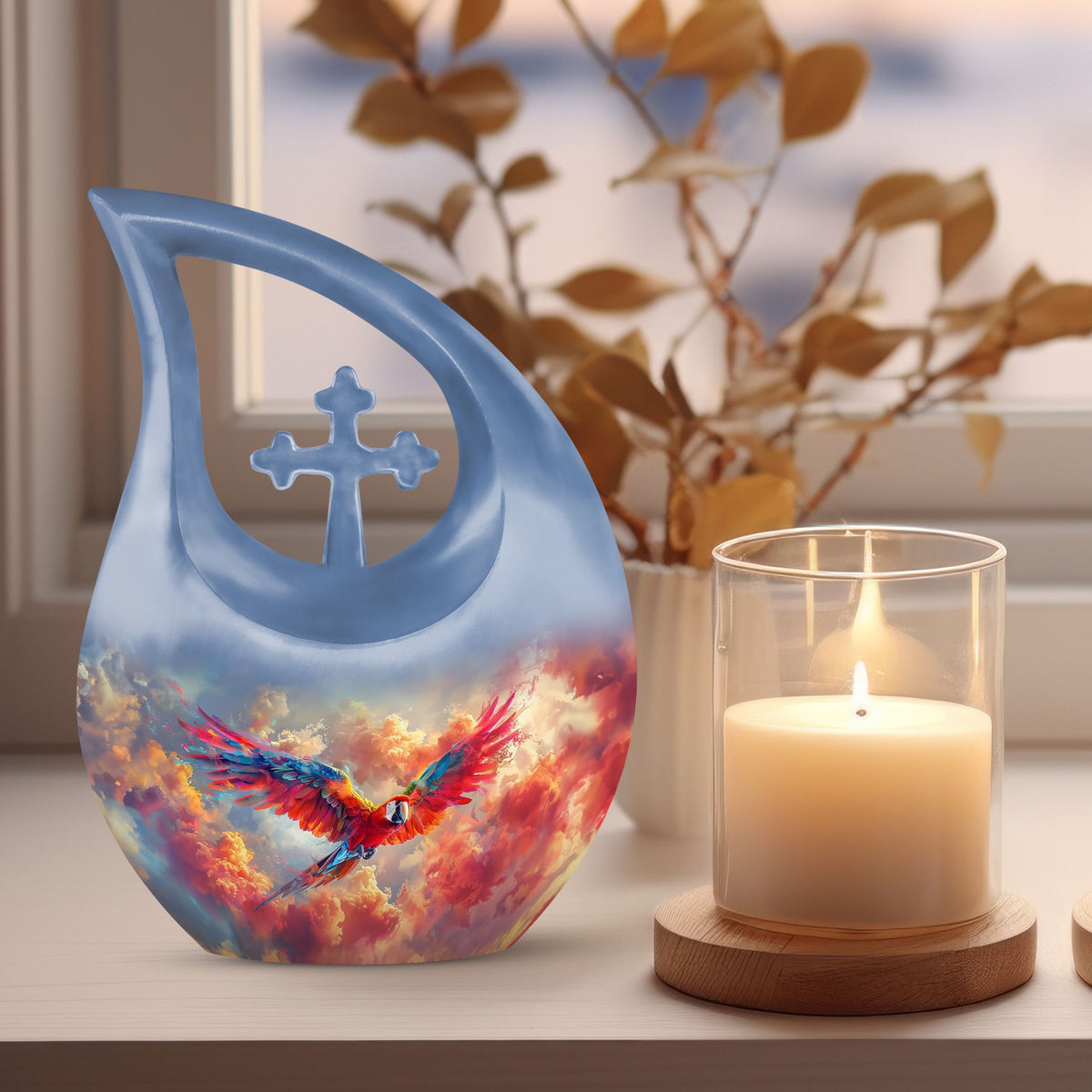 Bird Urns For Ashes - Small Urn For Human Ashes Keepsake