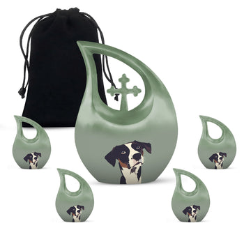 Large Urn With 4 Keepsake