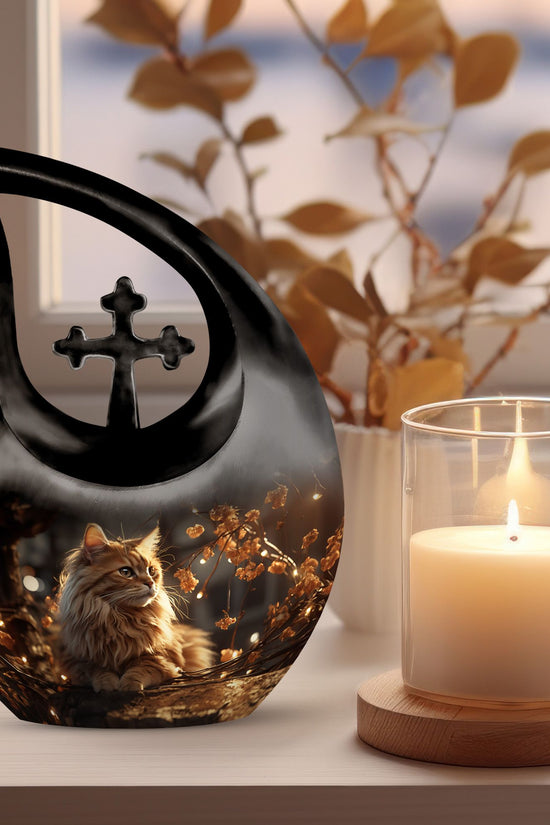 Cat Urns For Ashes - Mini Urn For Human Ashes